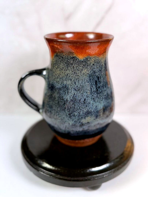 86 Mug: Rainbow Joy - Navy Brown