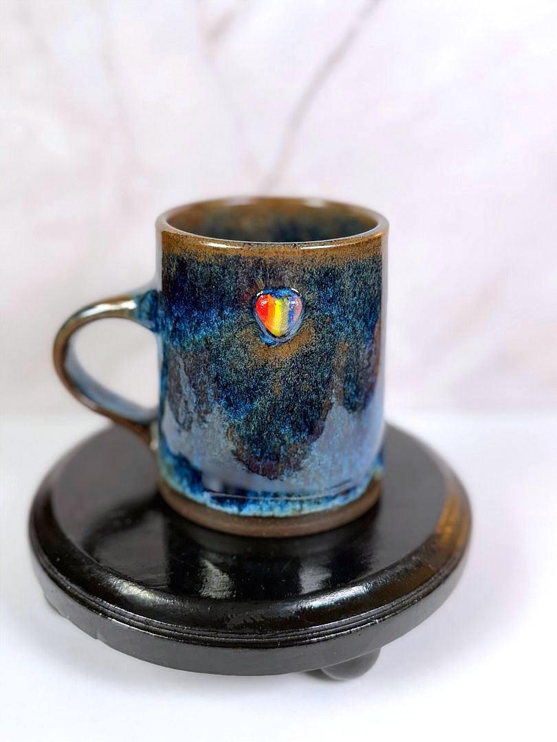 55 Mug: Rainbow Joy - Sapphire Float