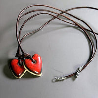 Ceramic Heart Pendant