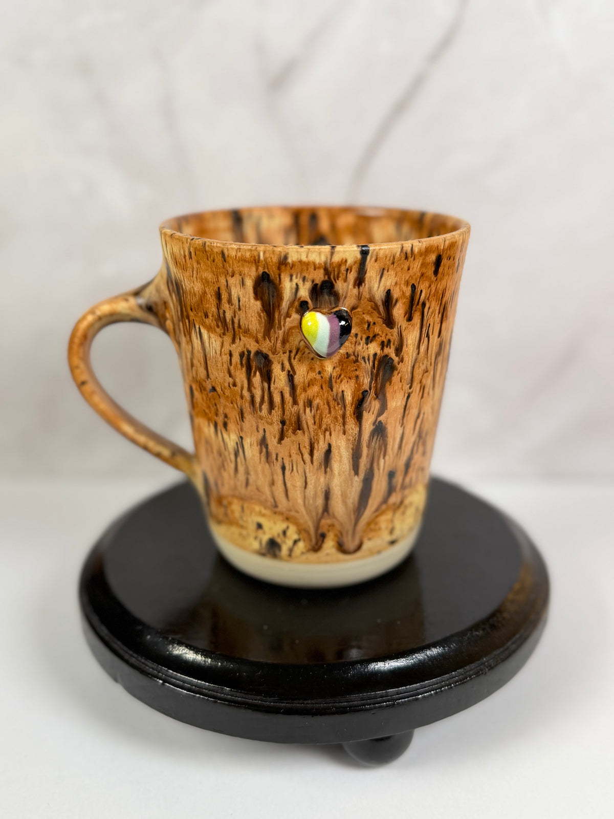40 Mug: Non-Binary Joy - Classic Wood