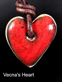 Ceramic Heart Pendant