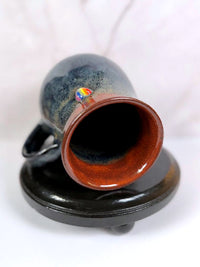 86 Mug: Rainbow Joy - Navy Brown