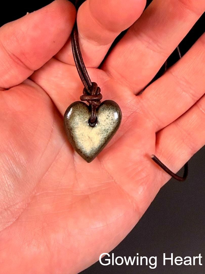 Ceramic Heart Pendant