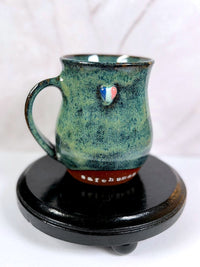 68 Mug: Trans Joy / Safe Human - Emerald Stone