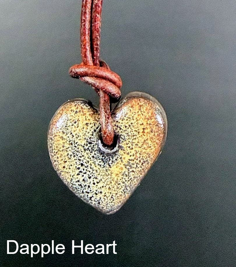 Ceramic Heart Pendant