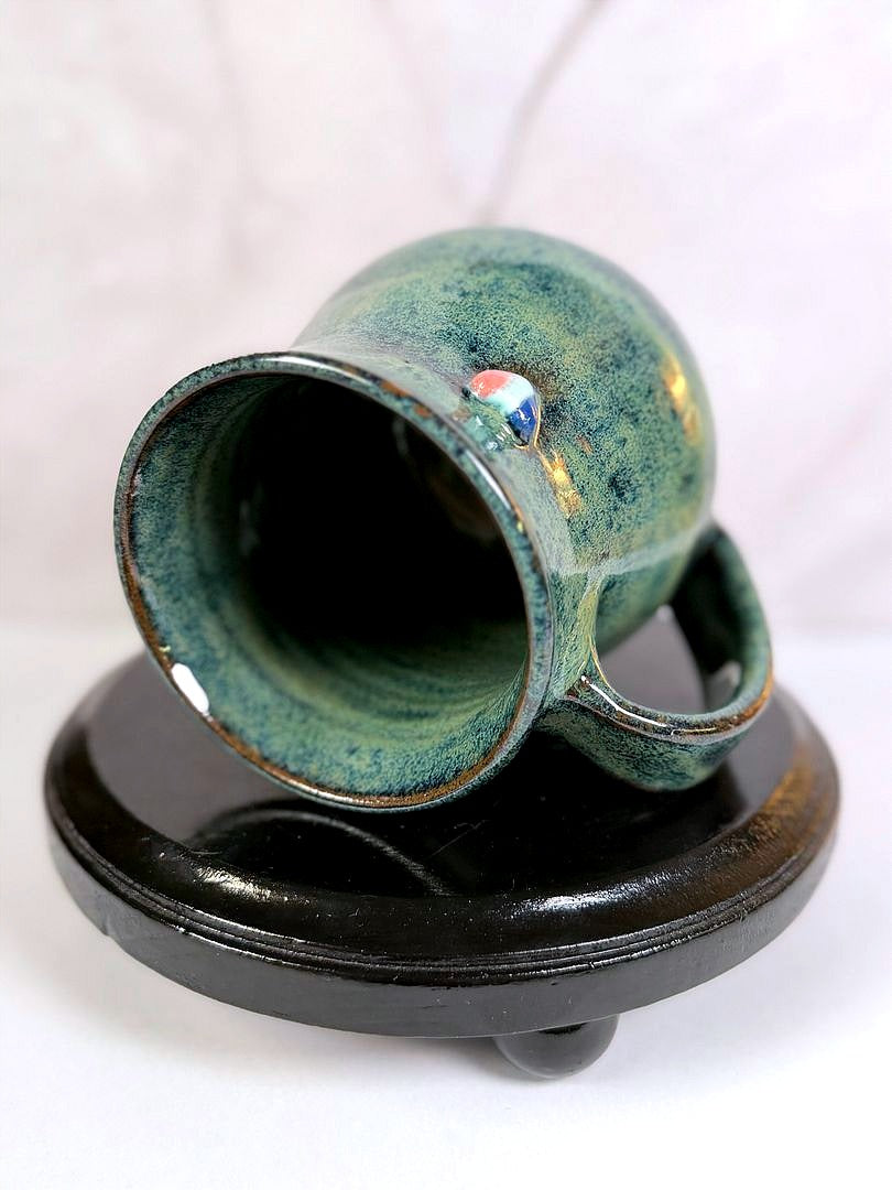 68 Mug: Trans Joy / Safe Human - Emerald Stone