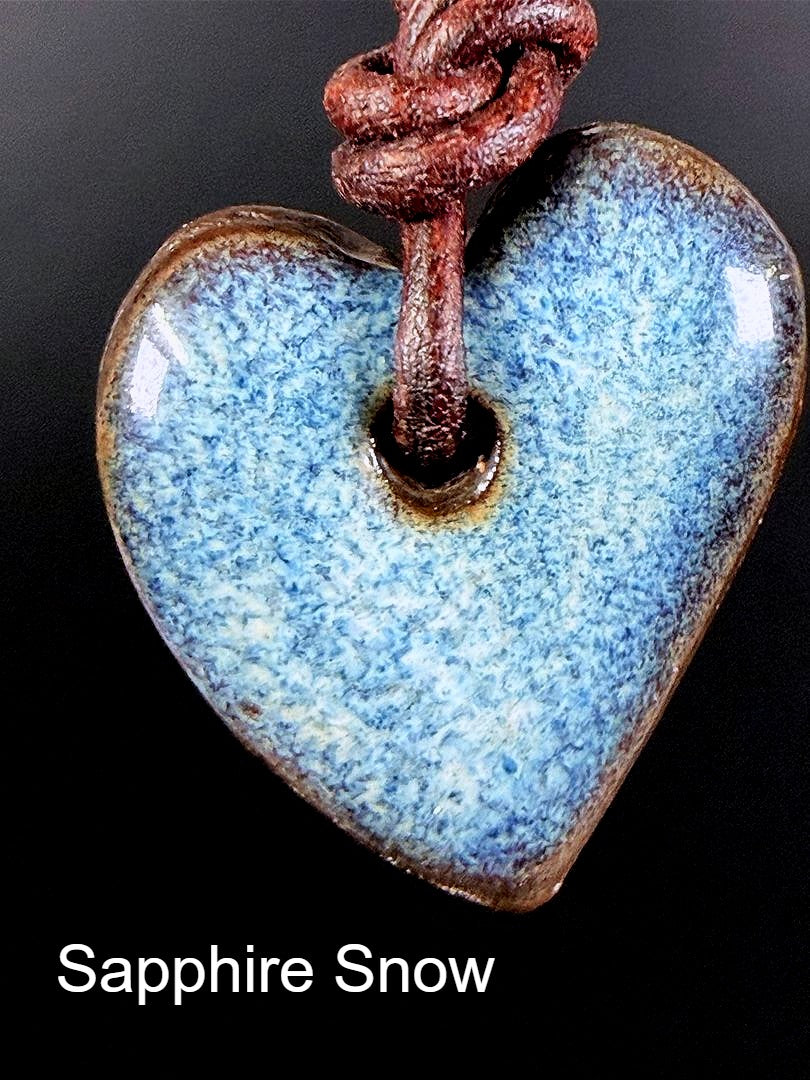 Ceramic Heart Pendant