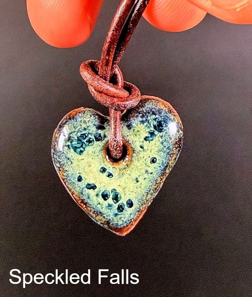 Ceramic Heart Pendant