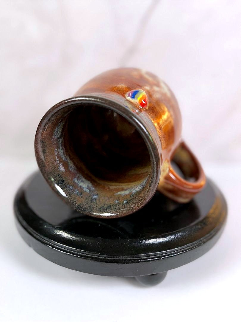 90 Mug: Rainbow Joy - Amber Stone