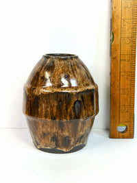 Wooden Barrel Vase (238)